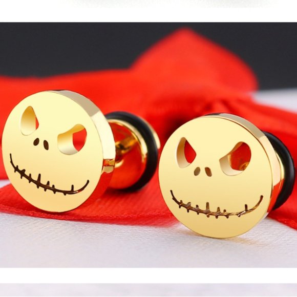 Jewelry - (BI) Pumpkin Head Stud Earrings